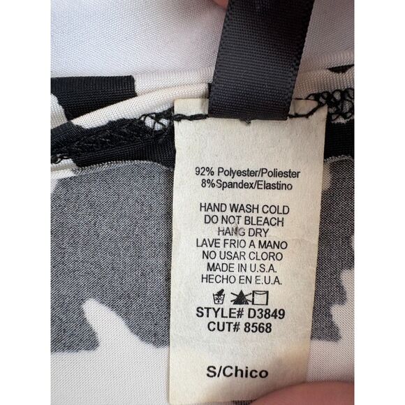 J Y2K Houndstooth Mini Bodycon Dress Size S Blue 2000s Floral Abstract Date Cute - Picture 7 of 9